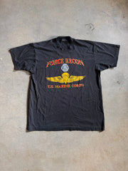 VTG USMC Force Recon Tee Sz L/XL