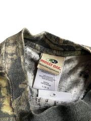 Y2K Mossy Oak Camo Pocket Tee Sz L