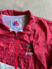VTG University of Alabama Crimson Tide Color Block Track Jacket Sz XL