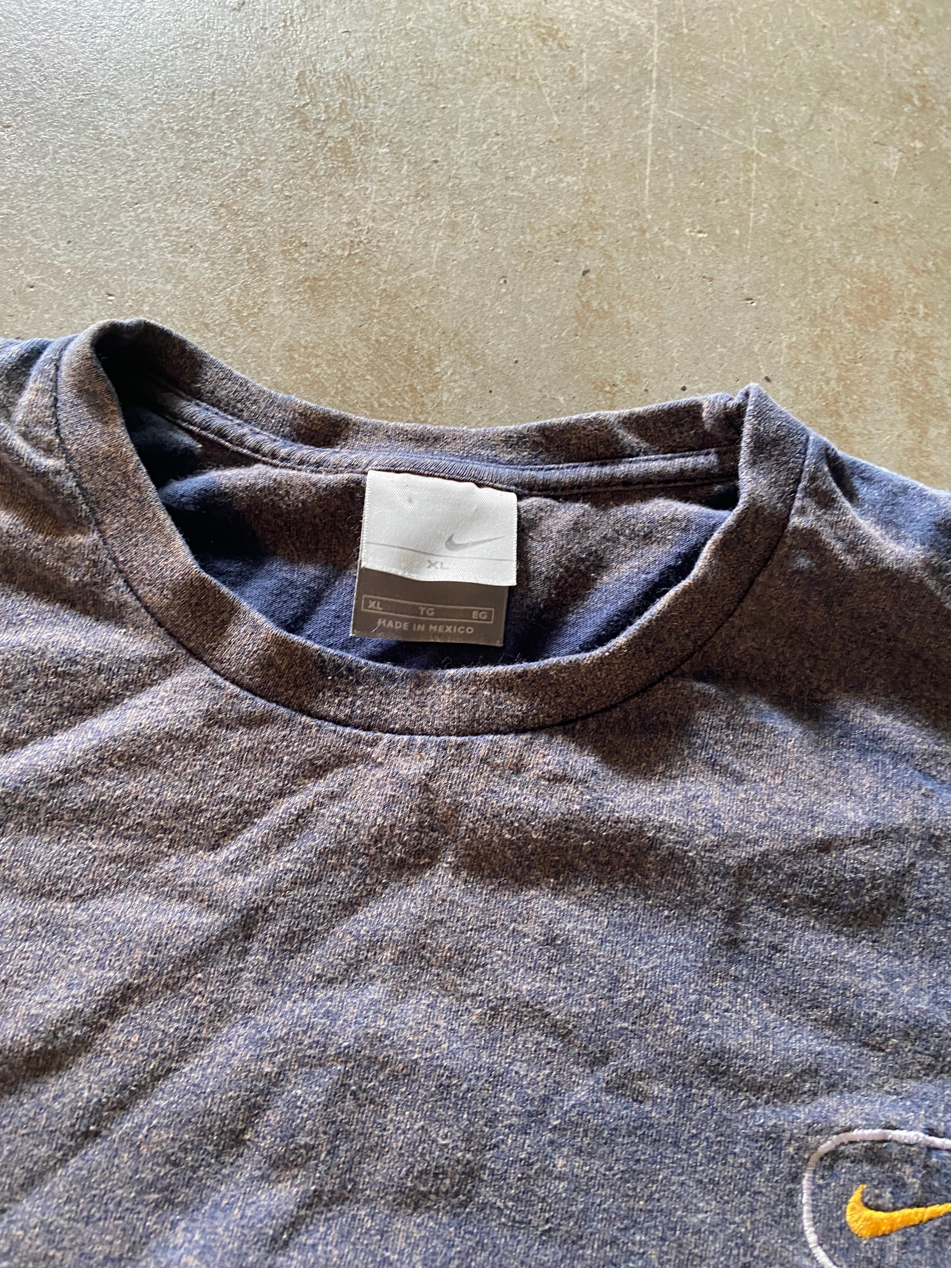 VTG Y2K Nike Stussy L/S Tee Sz XL