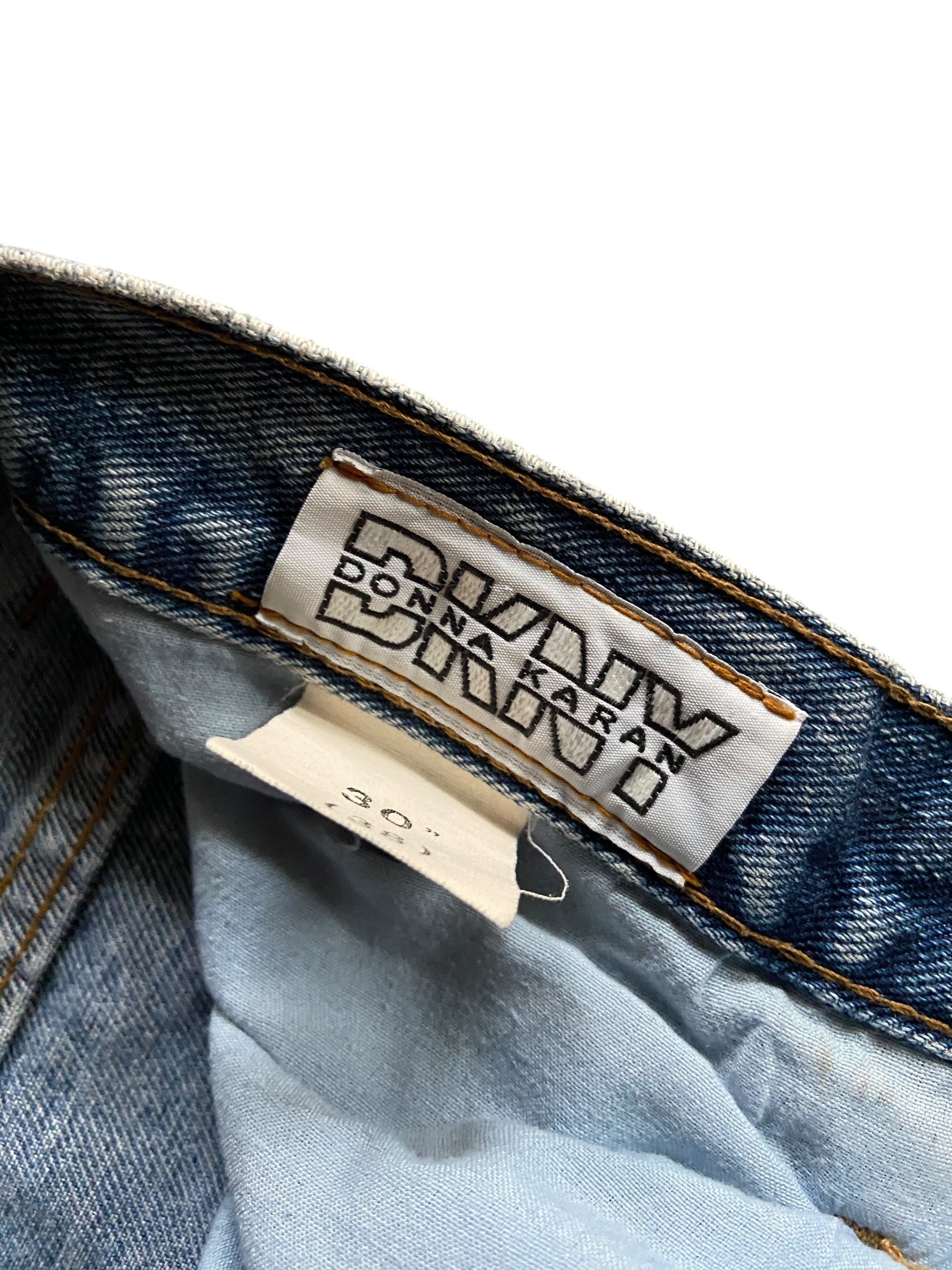 Y2K DKNY Donna Karan Denim Jeans Sz 32x28