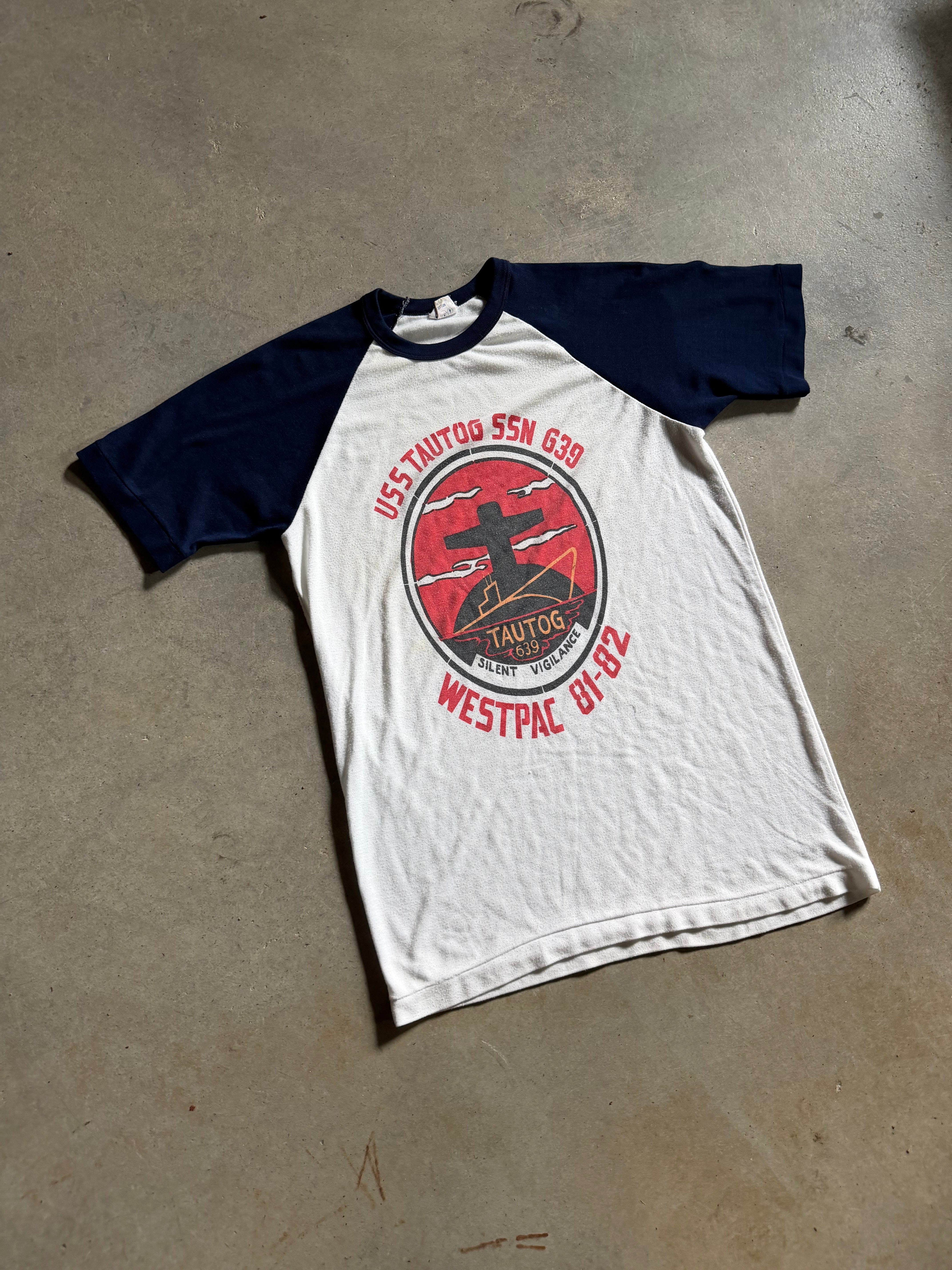 VTG USS Tauto SSN 639 Tee Sz M