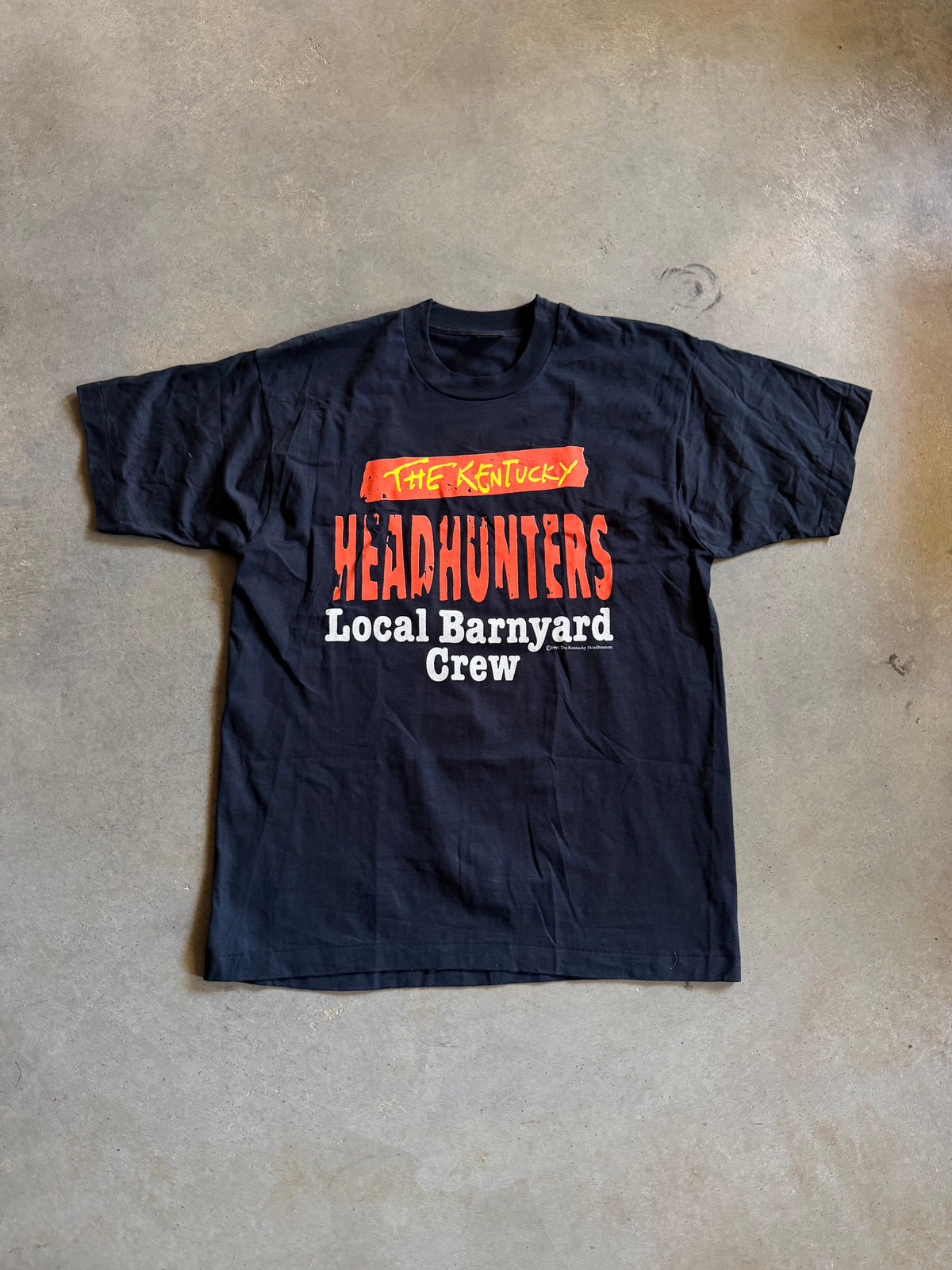 VTG The Kentucky Headhunters Electric Barnyard Tour Crew Tee Sz XL