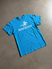 VTG Winchester Blue Cowboy Tee Sz M