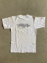 VTG Thrashed Andrew Cash Boomtown Concert Tee Sz Med
