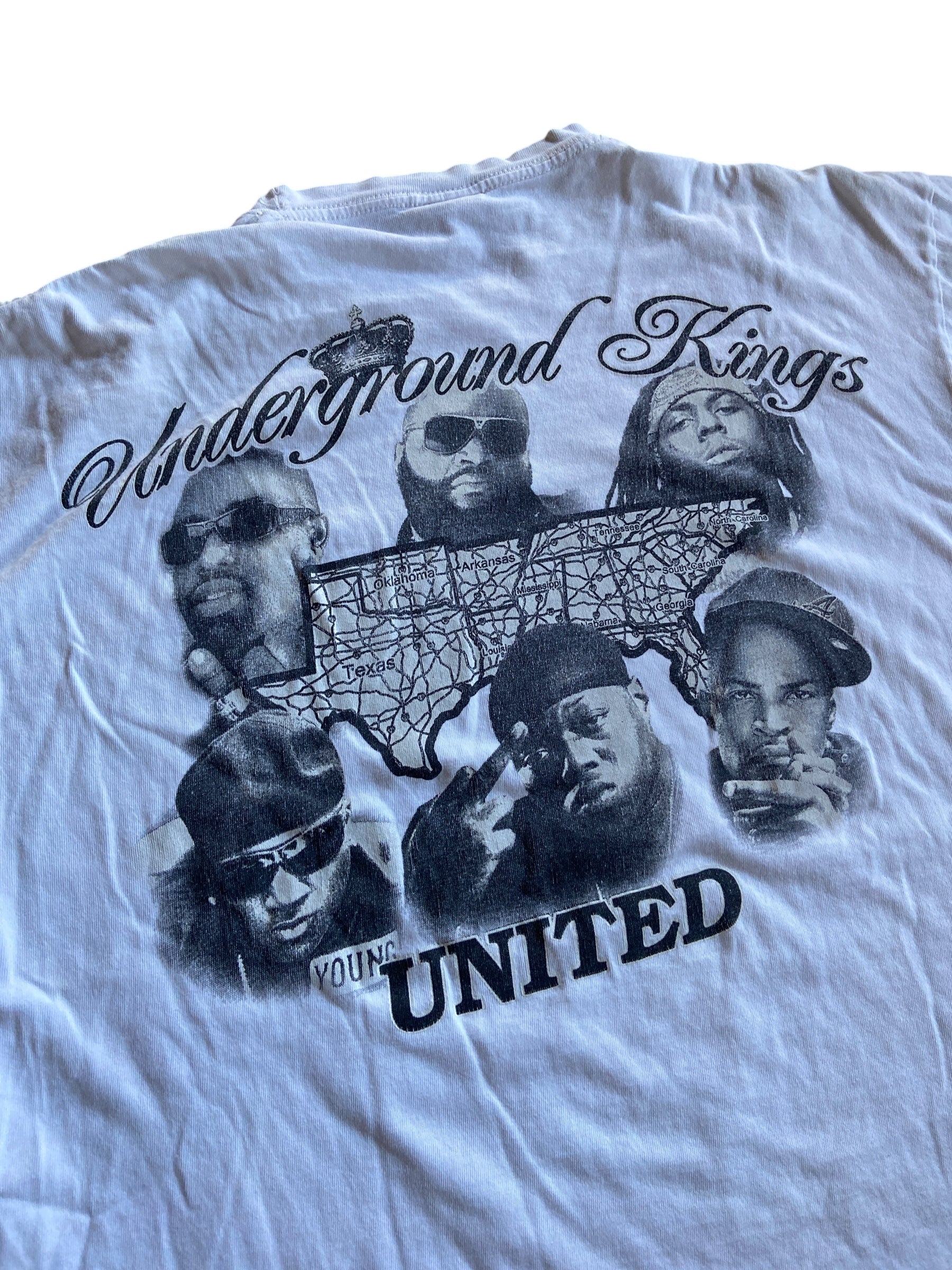VTG United Down South Hip Hop Tee Sz 2XL