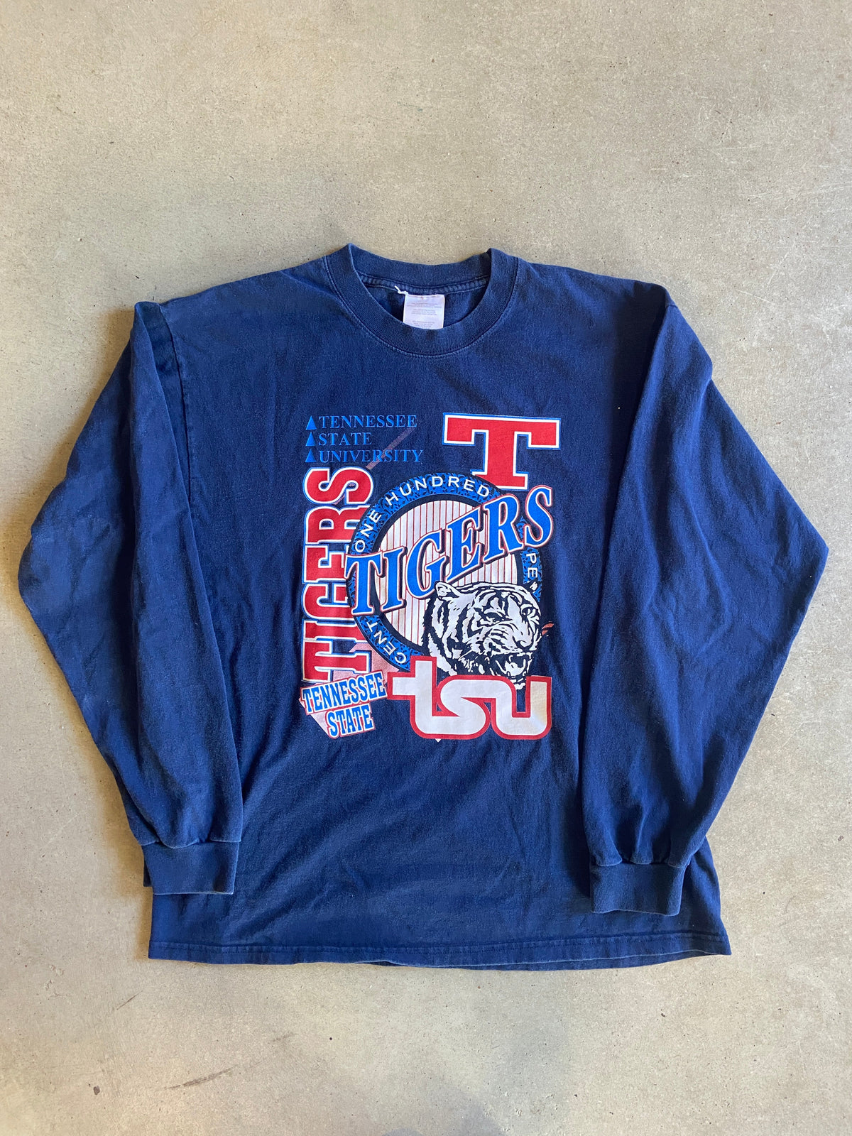 VTG Tennessee State University Tigers L/S Tee Sz L
