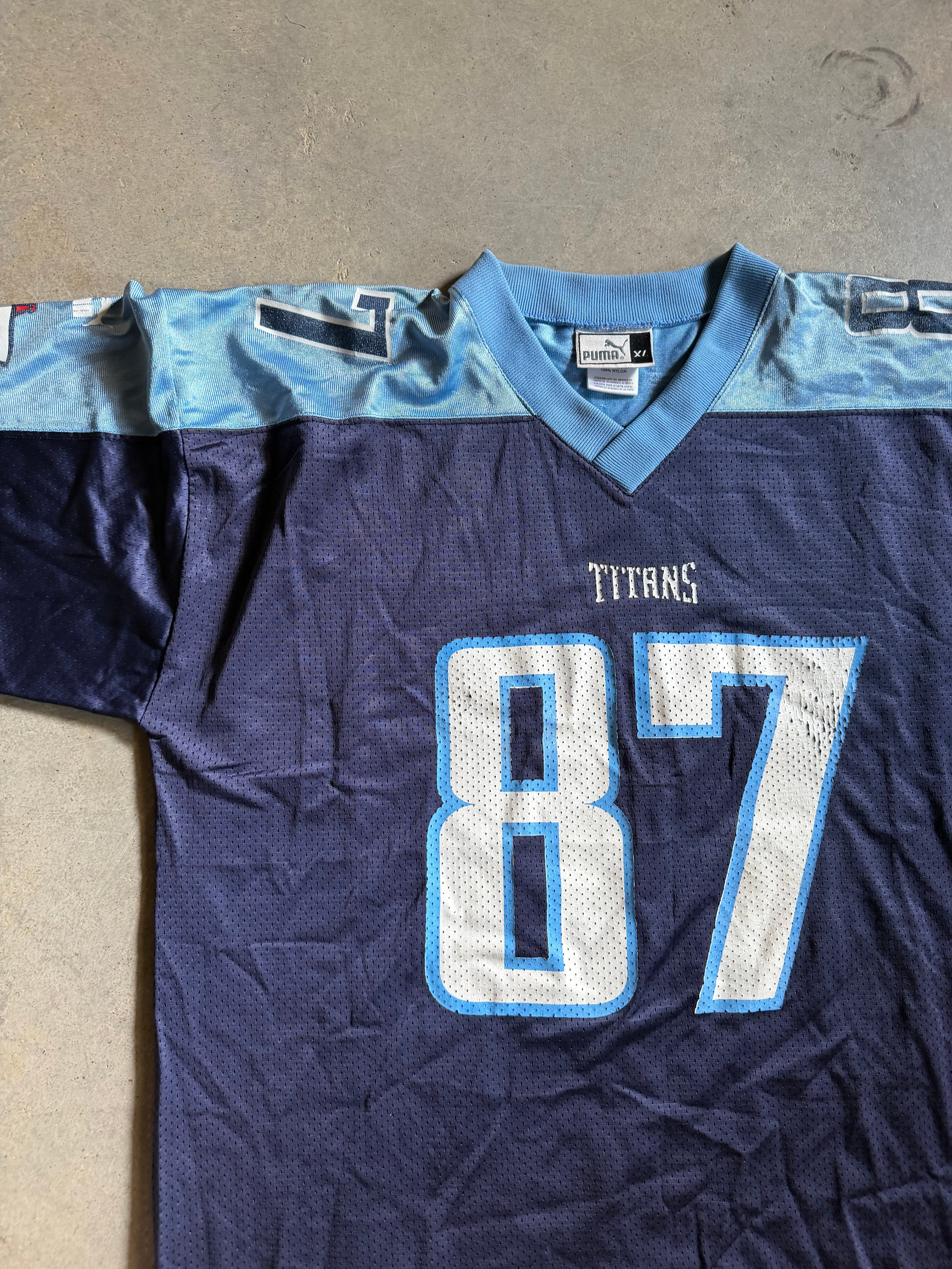 VTG Tennessee Titans Kevin Dyson Football Jersey Sz XL
