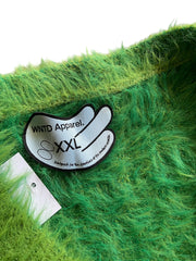 Wntd Apparel Mohair Green Cardigan Sz XXL