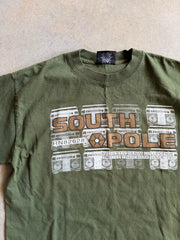 Y2K South Pole Olive Tee Sz L