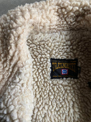 VTG Trailmaster Denim Sherpa Coat Sz M
