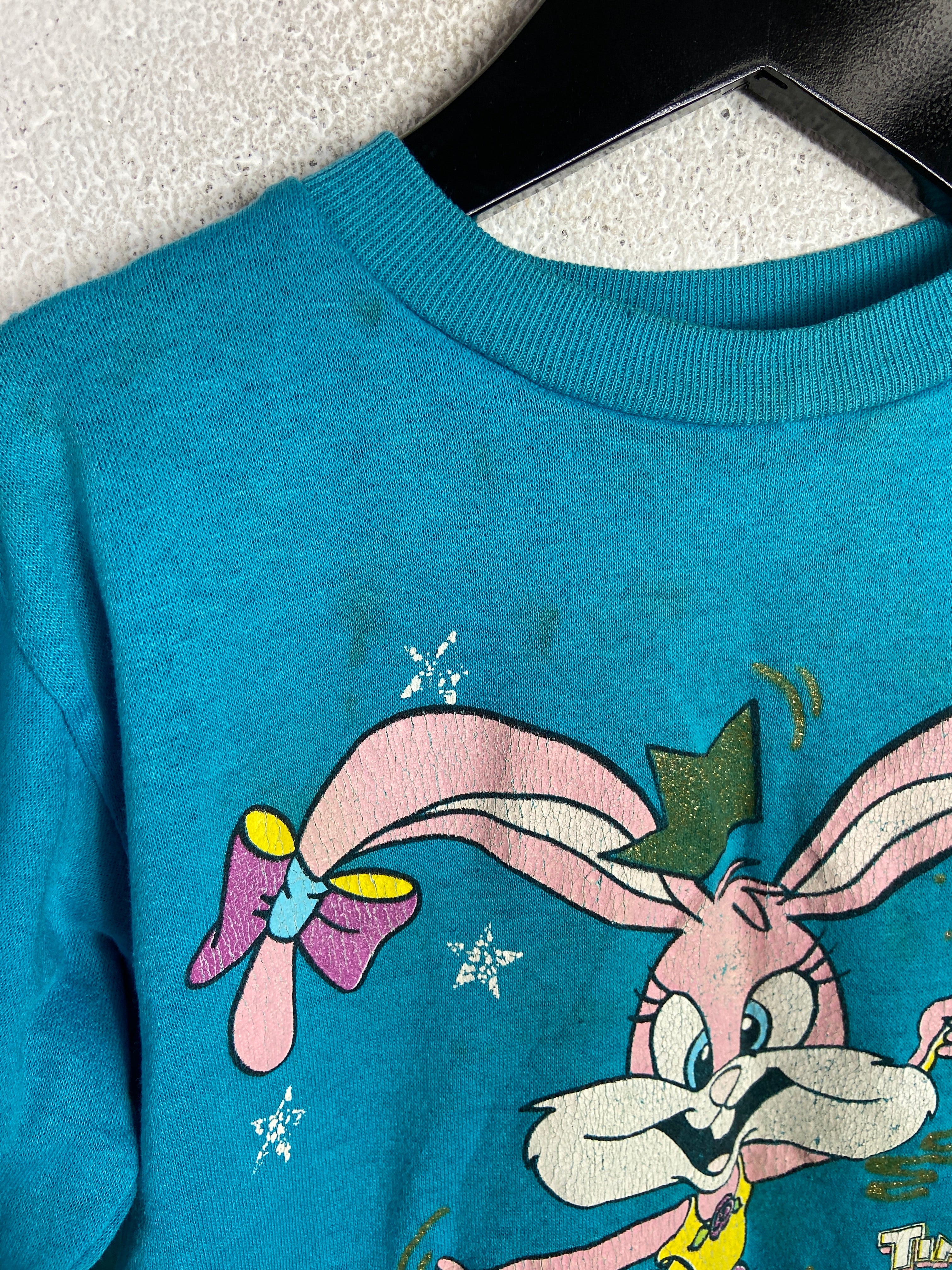 VTG Tiny Toon Adventures Kids Sweater Sz Youth Small
