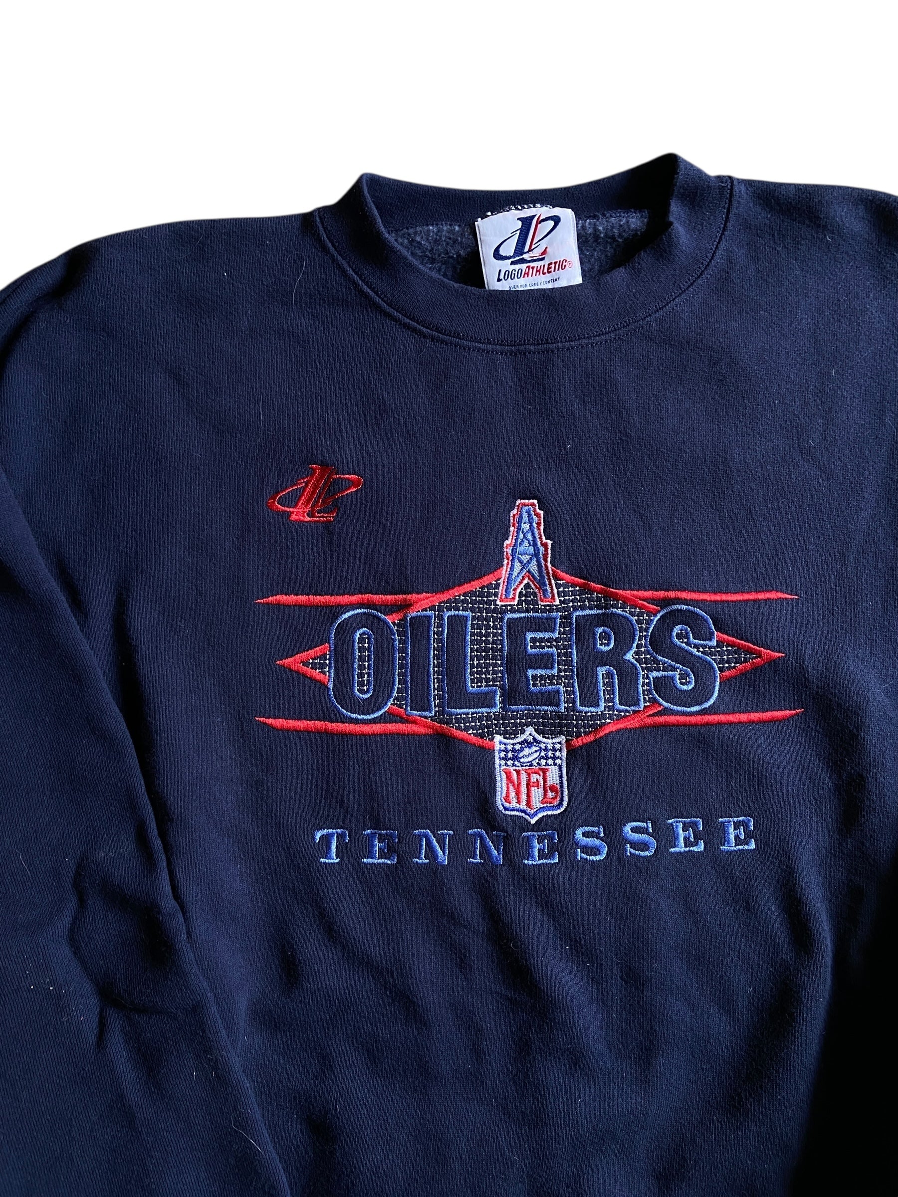 VTG Tennessee Oilers Logo Athletic Sweatshirt Sz M/L