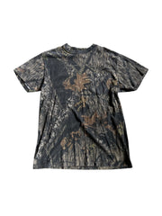 Y2K Mossy Oak Camo Pocket Tee Sz L
