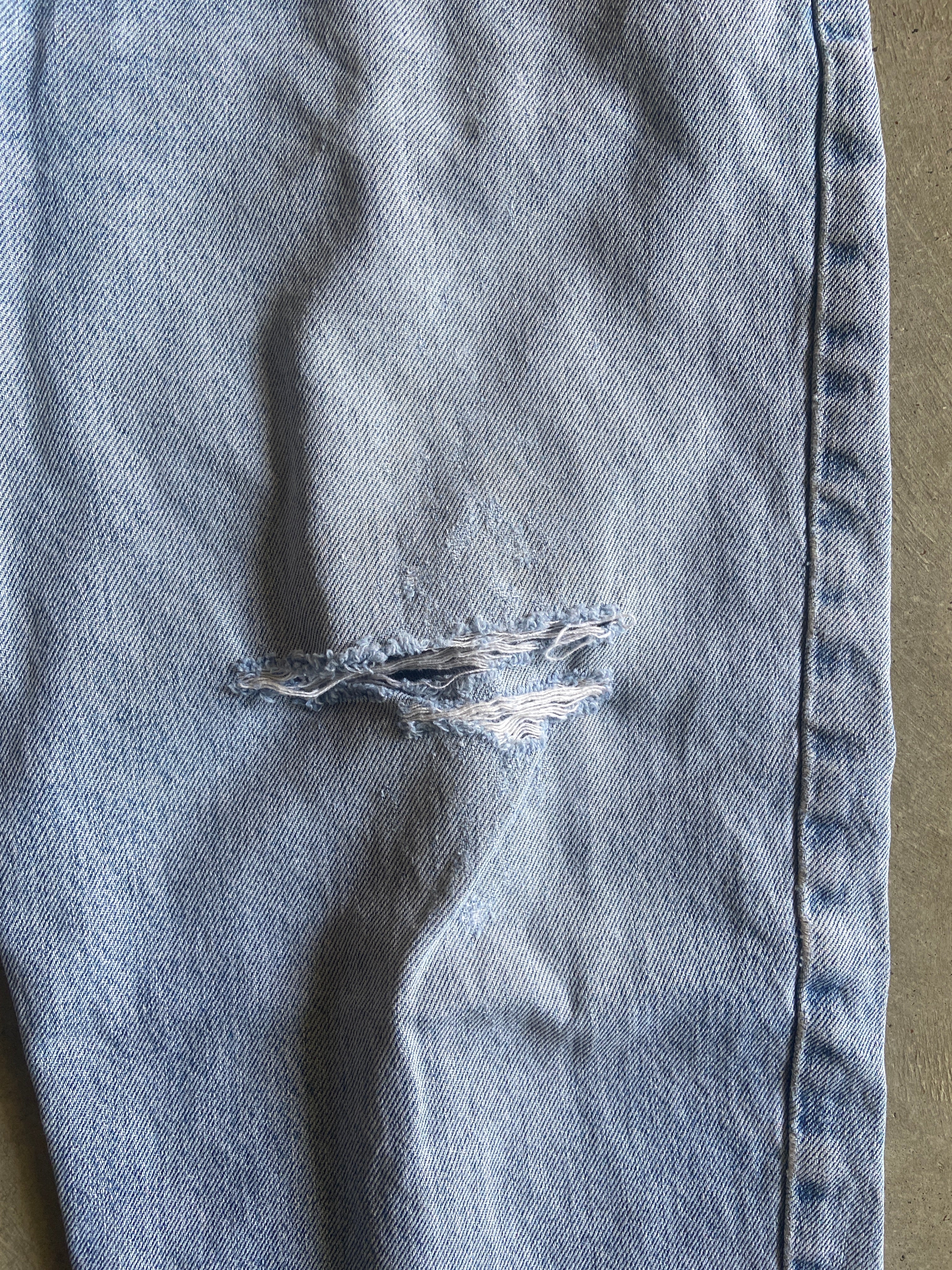 VTG Tommy Jeans Light Wash Denim Jeans Sz 36x30
