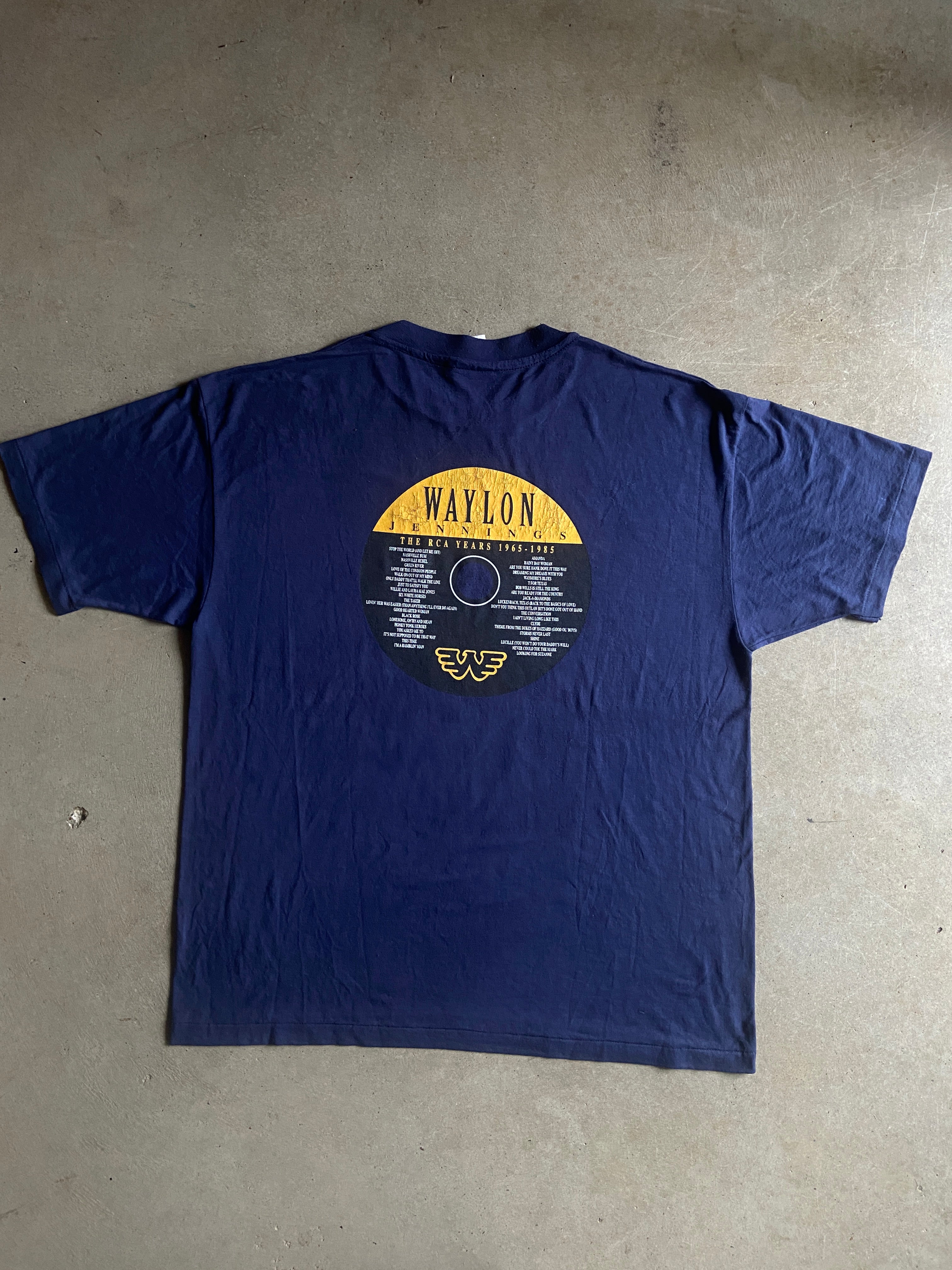 VTG Waylon Jennings Only Daddy Tee Sz XL