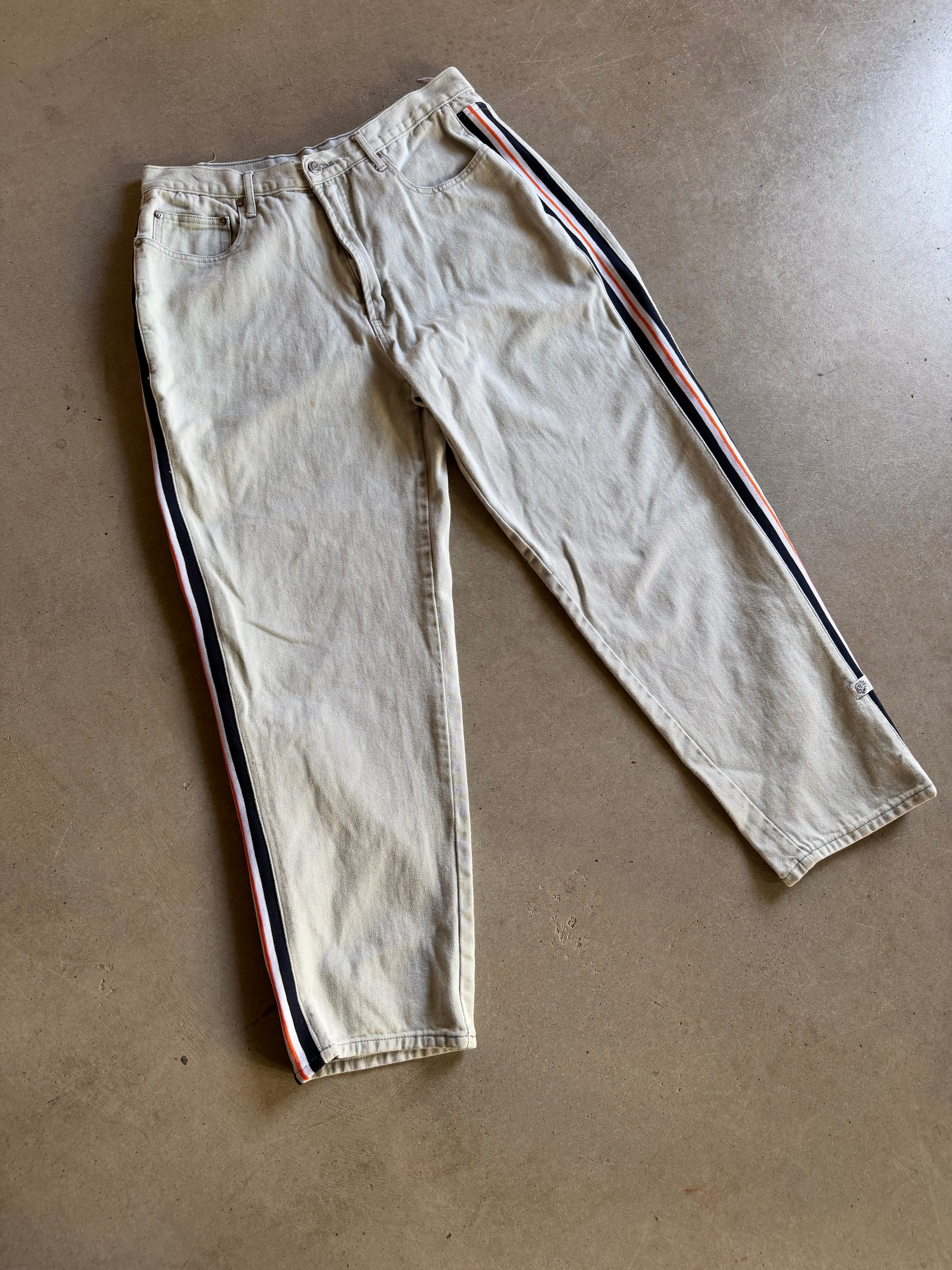 Y2K Jocko Jeans Stripe Pants Sz 36x30