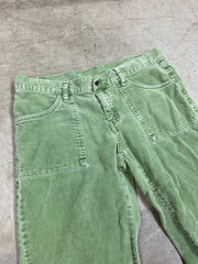 Y2K Prana Green Women's Pants Sz 32x32