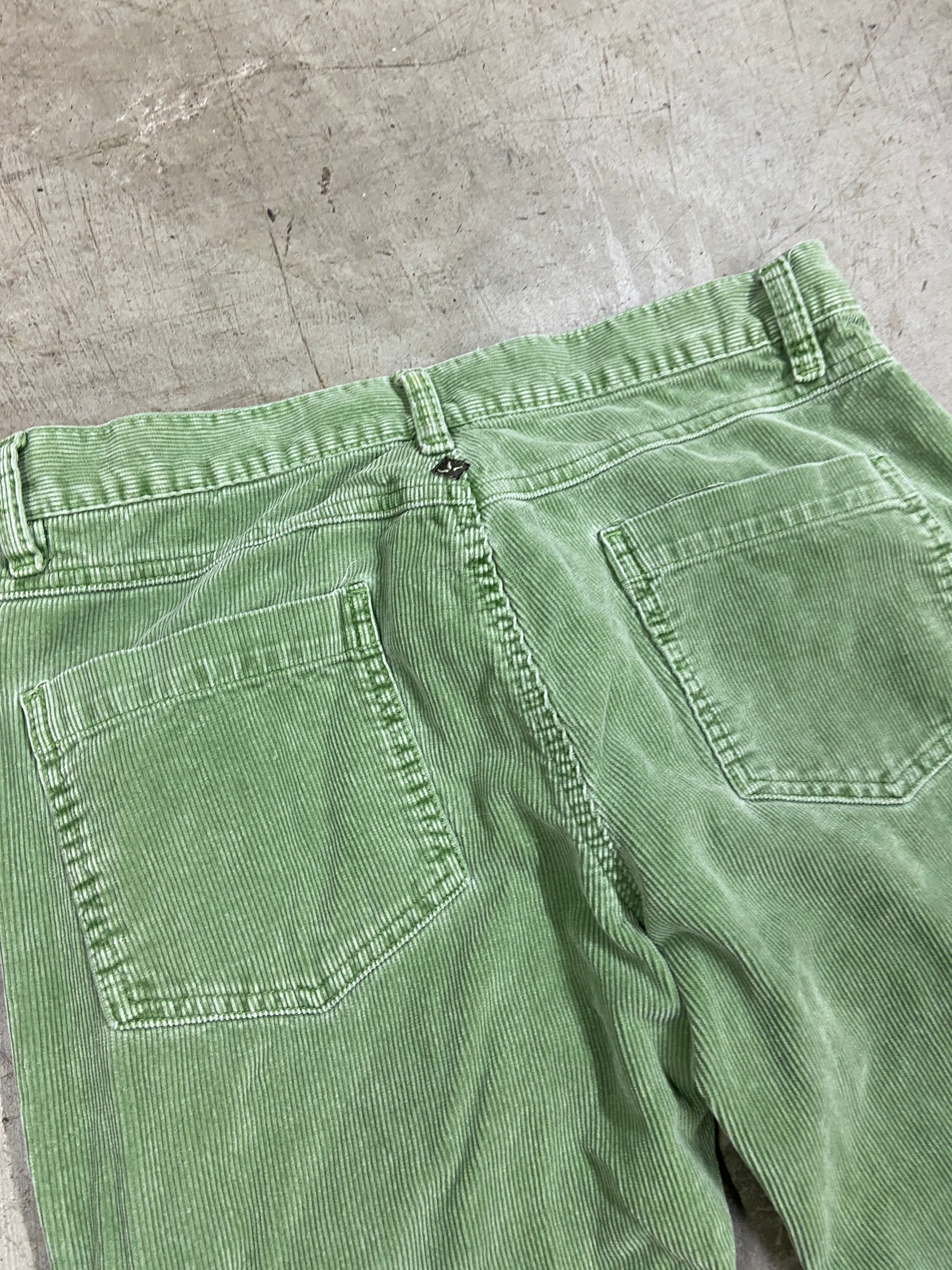 Y2K Prana Green Women's Pants Sz 32x32