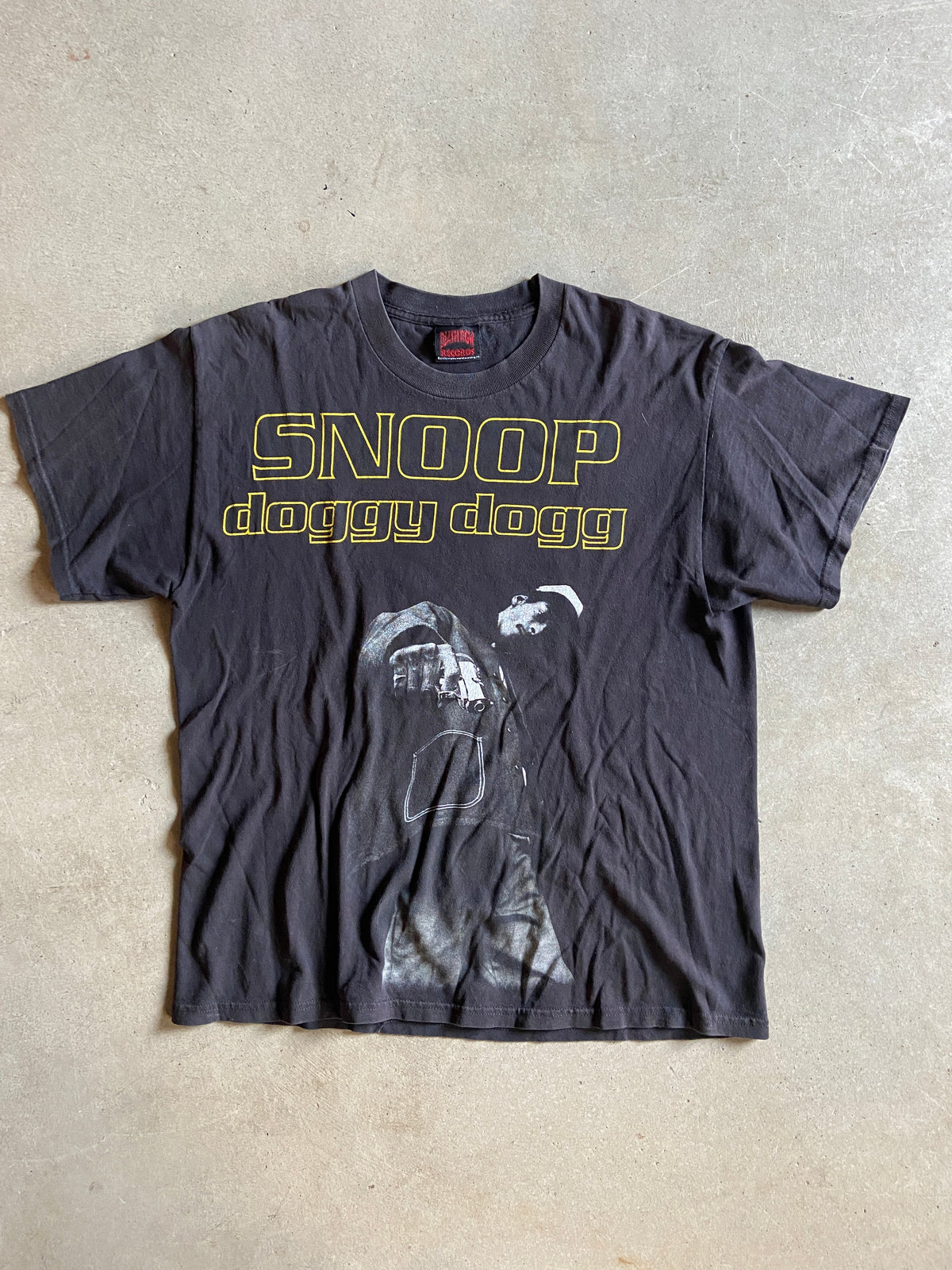VTG Snoop Dogg Death Row Records Tee Sz XL