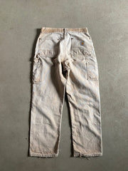 VTG Thrashed Carhartt Double Knee Pants Sz 28x28