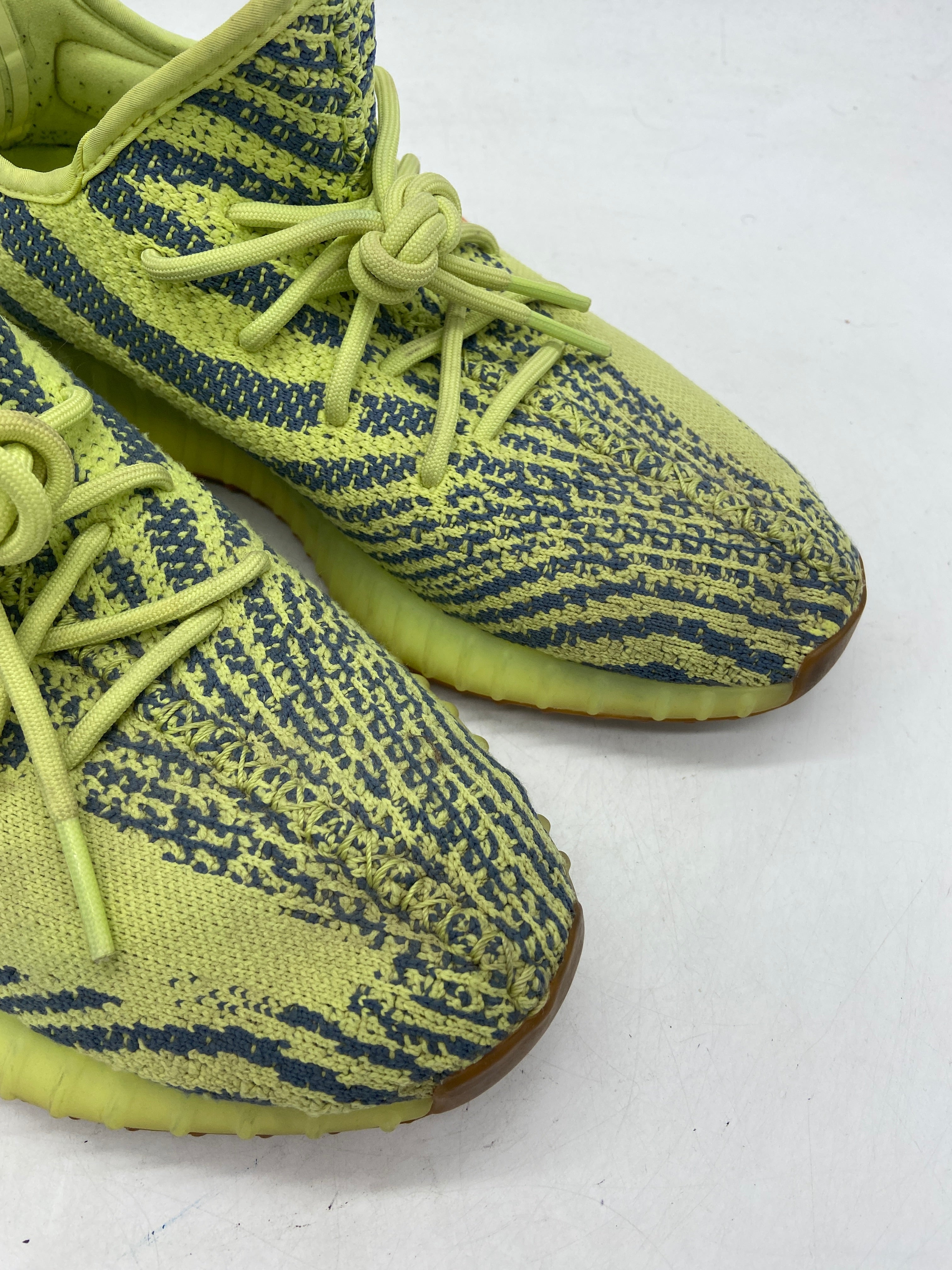 Preowned adidas Yeezy Boost 350 V2 Semi Frozen Yellow Sz 9M/10.5W