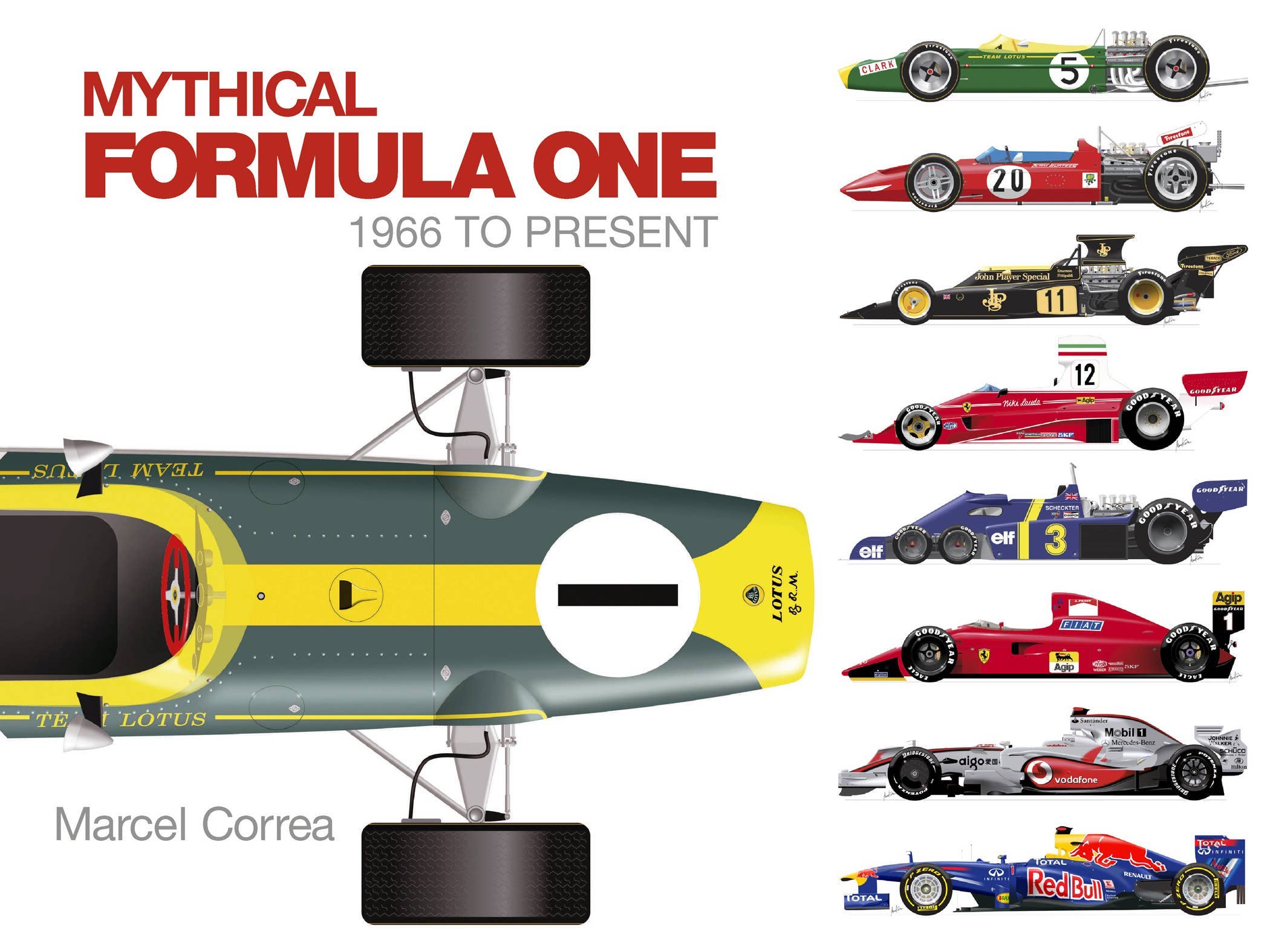 Mythical Formula One: 1966 to Present Coffee Table Book